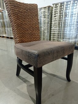 Jedálenský stôl + 4x stolička - ratan - 3