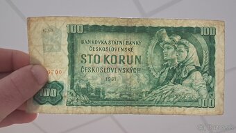 100 Kčs 1961 I. vydanie séria C 63 - 3