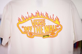Thrasher x Vans tričko (všetky velikosti + bloček) - 3