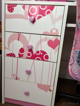 Nabytok do detskej izby dievcensky Happy Pink - 3