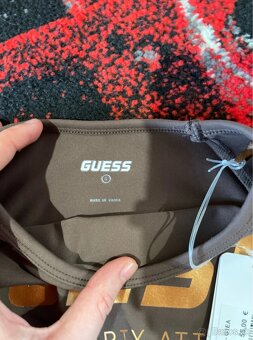 GUESS hnedé crop top tričko – NOVÉ s visačkou - 3