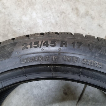 Zimné pneumatiky 215/45 R17 CONTINENTAL DOT4717 - 3