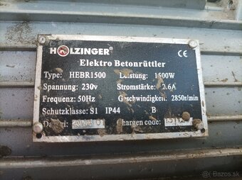 vibrátor na betón Holzinger 1500W - 3