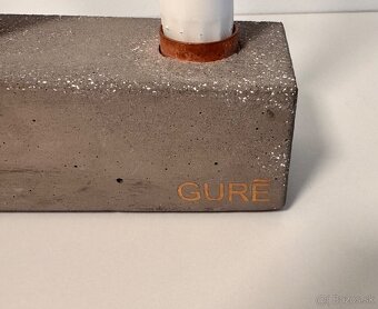 Predám GURÉ betónový 4 svietnik - 3