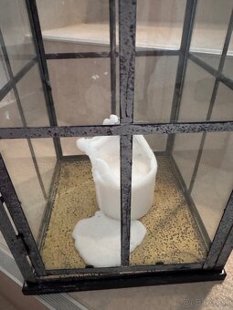 Sklenený lampáš V57cm - 3