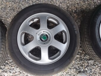 Škoda elektrony + pneu 5x100 r15 - 3