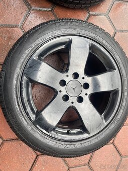 Alu disky MERCEDES 5x112 R16 obuté zimné gumy - 3