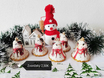 Zvončeky vianočné ozdoby - 3