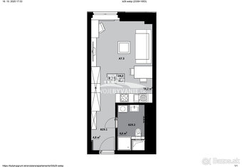 1 izbový apartmán KVP Grunt č. 29 - 3