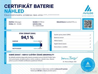 VW ID.3 Pro Performance 150kW SOH 94,1% - záruka Autodraft - 3