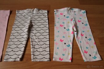 3x legíny trojštvrťové H&M 98 (2-3 roky) TOP STAV - 3