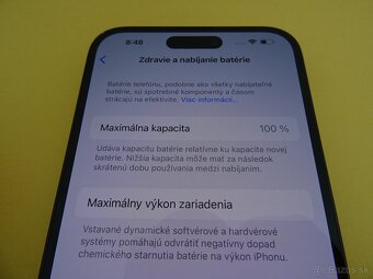 iPhone 14 PRO MAX 128GB BLACK - ZÁRUKA 1 ROK - 100% BATERIA - 3