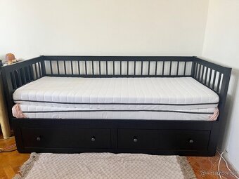Rozkladacia posteľ hemnes s úložným priestorom - 3