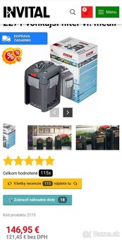 Akvárium filter led - 3