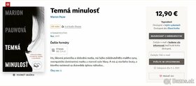 Nova, necitana kniha Temná minulosť / Marion Pauw - 3