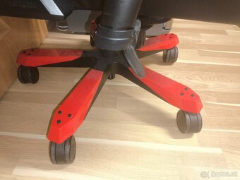 Dxracer červena KING SERIES +vankusik na hlavu a bedrovy - 3