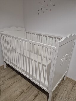 Biela postieľka so sovičkami - 3