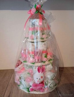 Plienková torta “Milujem ťa” - 3