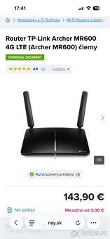 TP-LINK Archer MR600, LTE 4G - 3