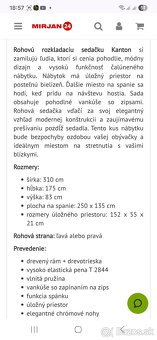 Predám sedaciu súpravu gauč - 3