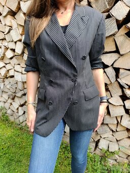 Dámske vlnene sako Sisley ...veľ. L - 3