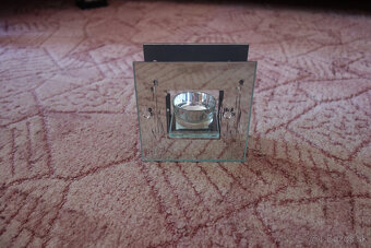 Svietnik na čajové sviečky so zrkadlom - 3