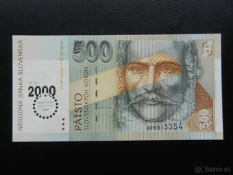 Slovenské bankovky pred eurom aj bimileniové - 3