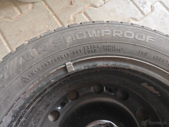 4ks zimnych pneumatik na ocelovych diskoch - 3