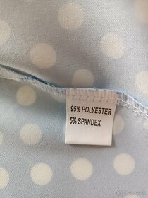 Modrá bodkovaná košeľa - veľkosť M - 3