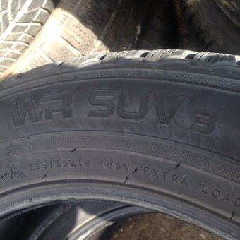 Predám zimné Pneu 235/55r19 6/6.5mm - 3