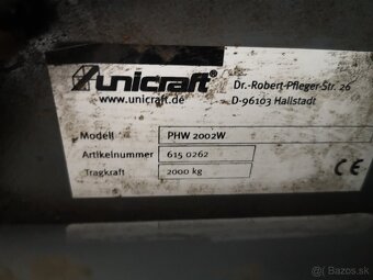 Paletový vozík s váhou Unicraft - 3