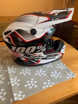 Prilba Ls2, okuliare 100% a dres na mx, enduro… - 3