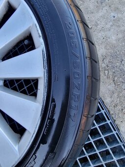 Original 17" Alu disky na VW Passat B6 - 3