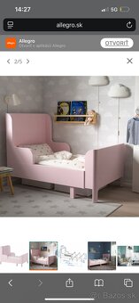 Detska postel rastuca busunge ikea - 3