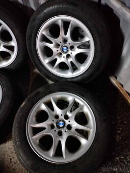 4ks alu disky orig. BMW 5x120 R17 + pneu 225/55 r17 - 3