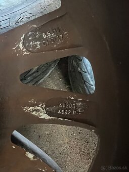 Predám 3ks alu disk originál RENAULT r16 - 3