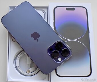 iPhone 14 Pro Max Deep Purple BATERIE 100% TOP - 3