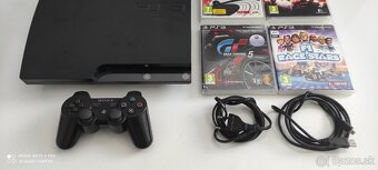 Ps3 slim 120gb (top stav) - 3