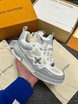 Louis Vuitton tenisky GREY komplet balenie - 3