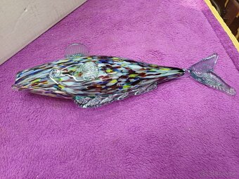 Predám starožitnu sklenenú rybu - 3