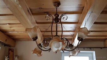 Predam rustikalny luster a lampa - 3