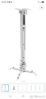 Stropný Držiak Projektora AlzaErgo Projector Mount C05W - 3