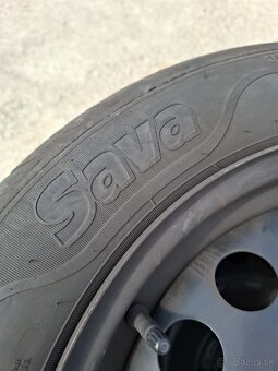 Komplet plech. disky R16 + letné pneu 205/55 R16 zn. Sava - 3