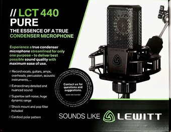 Lewitt LCT 440 PURE – štúdiový mikrofón (stav ako nový) - 3