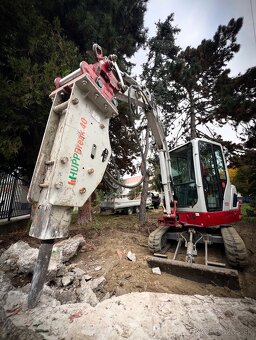 Výkopové, zemné a búracie práce s minibagrom - 3