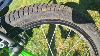Predám detský bicykel KENZEL (16") – Zelený + plná výbava - 3