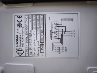 Elektromerový rozvádzač - 3