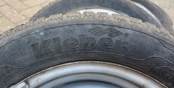 Predám zimné pneumatiky s diskami 185/65 R15 - 3