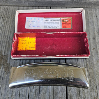 Predám dve vintage ústne harmoniky M.Hohner a Blessing - 3