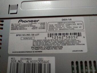 Autorádio Pioneer DEH-14 - 3